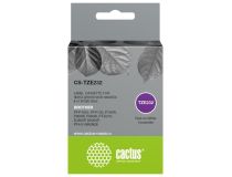 Cactus CS-TZE232 лента для печати этикеток (ширина 12мм, 8м, Red on White) для Brother P1010/P700/P750W/P900W