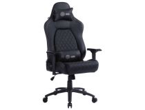 Кресло игровое Cactus CS-CHR-130 черный сиденье черный эко.кожа с подголов. крестовина металл пластик черный