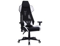 Кресло игровое Cactus CS-CHR-090BLW черный/белый сиденье черный/белый эко.кожа крестовина пластик пластик черный/белый