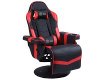 Кресло игровое Cactus CS-CHR-GS200BLR черный/красный сиденье черный/красный эко.кожа металл подст.для ног