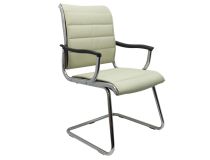 Бюрократ CH-994AV/Ivory Кресло (на полозьях, кож. зам.)