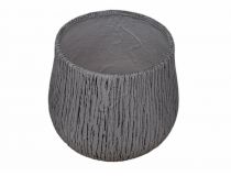 Кашпо из файберстоуна, белый полосатый (490 x 360мм)