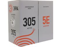 Кабель UTP 4 пары кат.5e бухта 305м ЭРА U-4-PVC 