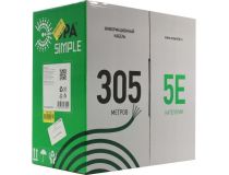 Кабель UTP 4 пары кат.5e бухта 305м ЭРА Simple UL25-4-PVC-A 