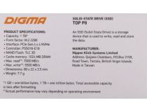 SSD 1 Tb M.2 2280 M Digma TOP P8  DGST4001TP83T  1783588 