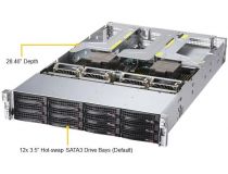 SuperMicro 2U 2023US-TR4 (SP3, PCI-E, SVGA, 12xHS SAS/SATA, 4xGbLAN, 32DDR4 1600W HS)
