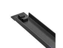 ExeGate FP19-1UM-TL EX292879RUS Фальш-панель металлическая, быстросъёмная 19 1U, чёрный