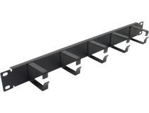 ExeGate CM19-1U-5MR Кабельный органайзер 19 1U, с металлическими кольцами EX292869RUS 