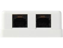 Exegate SM2-RJ45-C5 EX292843RUS Розетка внешняя двойная RJ-45 кат.5e