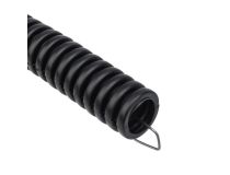 28-0025-25 Труба гофрированная из ПНД, с зондом, черная, O25 мм (бухта 25 м/уп.) REXANT