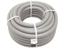 28-0400-2 Труба гофрированная из ПВХ REXANT с зондом o 40 мм, бухта 15 м/уп.