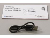 Наушники с микрофоном Bloody M30 TWS Black/Red (Bluetooth5.0)