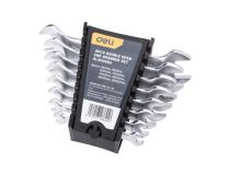 DL160008A Deli Набор двусторонних гаечных ключей 8 шт Deli DL160008A Спец.: 6x7мм, 8x9мм, 10x11мм, 12x13мм, 14x15мм,
