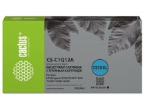 Картридж струйный Cactus CS-C1Q12A №727 черный (300мл) для HP Designjet T920/T930/T1500/T1530