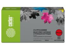 Картридж струйный Cactus CS-PFI320MBK черный матовый (300мл) для Canon imagePROGRAF TM-200/TM-200 MFP L24ei/TM-205
