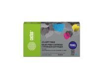 Картридж струйный Cactus CS-EPT7902 79XL голубой для Epson WorkForce WF-4630 Pro/WF-4640 Pro/WF-5110 Pro