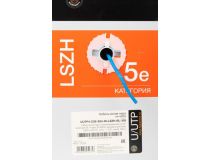 257780 Hyperline UUTP4-C5E-S24-IN-LSZH-BL-305 (305 м) Кабель витая пара, неэкранированная U/UTP, категория 5e, 4 пары (