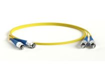 Hyperline FC-D2-9-FC/UR-FC/UR-H-10M-LSZH-YL Patch cord ВО, FC-FC, duplex, SM 9/125 10м