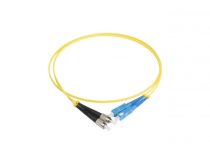 Hyperline FC-D2-9-FC/UR-SC/UR-H-1M-LSZH-YL Patch cord ВО, FC-SC, duplex, SM 9/125 1м