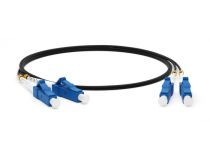 Hyperline FC-D2-9-LC/UR-LC/UR-H-3M-LSZH-BK Patch cord ВО, LC-LC, duplex, SM 9/125 3м