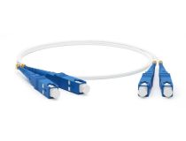 Hyperline FC-D2-9A1-SC/UR-SC/UR-H-1M-LSZH-WH Patch cord ВО, SC-SC, duplex, SM 9/125 1м