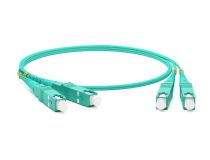 Hyperline FC-D2-503-SC/PR-SC/PR-H-1M-LSZH-AQ Patch cord ВО, SC-SC, duplex, MM 50/125 1м