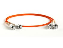 Hyperline FC-D2-50-ST/PR-ST/PR-H-5M-LSZH-OR Patch cord ВО, ST-ST, duplex, MM 50/125 5м