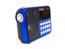 СИГНАЛ РП-224 FM 88-108МГц, бат. 3*АА, акб 400mA/h, USB/microSD, дисплей, светодиодный фонарь