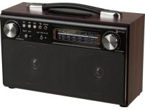 БЗРП РП-322 УКВ 64-108МГц, бат. 4*R20, 220V, акб 1400mA/h, USB/SD/microSD/AUX/Bluetooth, 2 динамика