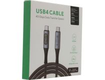 KS-is KS-715B-1 Кабель USB4 USB-С M --  USB-C M 1м, дисплей