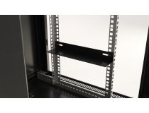 392630 Hyperline TWB-0945-SR-RAL9004 Шкаф настенный 19-дюймовый (19 ), 9U, 500x600х450мм, металлическая передняя дверь