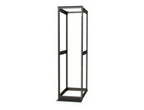 Hyperline ORK2A-4268-RAL9005 Стойка открытая 19 двухрамная, раздвижная 600-850мм, 42U, чёрная (2ч)