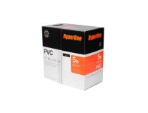 Кабель UTP 4 пары кат.5e  бухта 305м Hyperline UUTP4-C5E-S24-IN-PVC-GY-305 