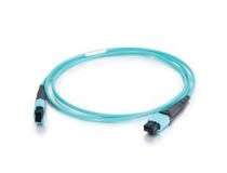 40666 Hyperline FHD-MC3-503-MPOF12/PS-MPOF12/PS-A-3M-LSZH-AQ (FC-503-MTP-F-MTP-F-PC-LSZH-3M) Патч-корд В-О MPO (мама) -