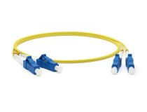 Hyperline FC-D2-9-LC/UR-LC/UR-H-15M-LSZH-YL Patch cord ВО, LC-LC, duplex, SM 9/125 15м