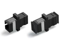 Hyperline FA-P01Z-SC/SC-N/BK-BK Оптический проходной адаптер LC-LC, MM, simplex 442992 