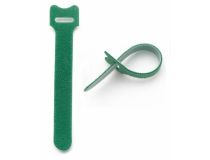 405342 Hyperline WASN-310-GN-10 Хомут для кабеля, липучка с мягкой застежкой, 310x14 мм, зеленый (10 шт.)