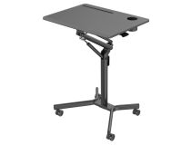 Стол для ноутбука Cactus VM-FDS101B столешница МДФ черный 70x52x105см (CS-FDS101BBK)