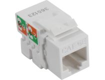 Hyperline KJ9-8P8C-C5e-90-WH Вставка Keystone RJ-45, кат. 5e