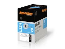 47461 Hyperline UUTP4-C6-S23-IN-LSZH-OR-305 (305 м) Кабель витая пара U/UTP, категория 6, 4 пары (23 AWG), одножильный