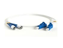 Hyperline FC-D2-9A1-FC/UR-LC/UR-H-3M-LSZH-WH Patch cord ВО, FC-LC, duplex, SM 9/125 3м