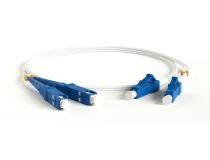 Hyperline FC-D2-9A1-LC/UR-SC/UR-H-5M-LSZH-WH Patch cord ВО, LC-SC, duplex, SM 9/125 5м