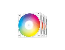 Вентилятор DEEPCOOL FC120 WHITE-3 IN 1 120x120x25мм (PWM, Addresable RGB подсветка, 500-1800об/мин, белый) Retail
