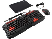 SVEN Combo Set GS-9200 Black (Кл-ра, М/Мед, USB+Мышь 6кн, Roll, USB+коврик)