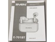 Наушники с микрофоном SVEN E-701BT  White  (Bluetooth)