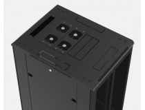 Hyperline TTBR-4266-DD-RAL9004 Шкаф 19  напольный, 42U, 2055x600х600 (5ч)