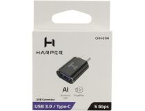 HARPER CHH-01M Переходник USB3.0 AF-- USB-C M OTG