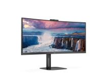 34 AOC CU34V5CW Black (VA, изогнутый, 3440x1440, 100Hz, 1 ms, 178°/178°, 300 cd/m, 20M:1, +HDMI 2.0, +DP)