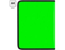 Папка для тетрадей Silwerhof 671959 Neon A4 250х320х25мм 1отд. салатовый пластик на молнии