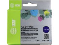 Картридж Cactus CS-EPT0795 Light Cyan Epson Stylus Photo 1400/P50,PX650/660/700W/710W/720W/800FW